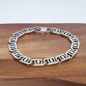 Solid 925 Sterling Silver Womens Chain Link Style Bracelet New 8" 8 inch Jewelry